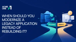 When Should You Modernize a Legacy Application Instead of Rebuilding It?